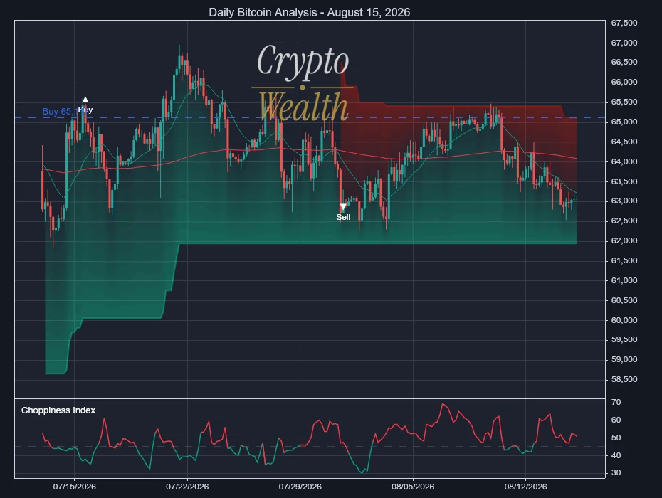 Bitcoin Analysis August 15, 2026: 1 of 4 Buy Conditions Met