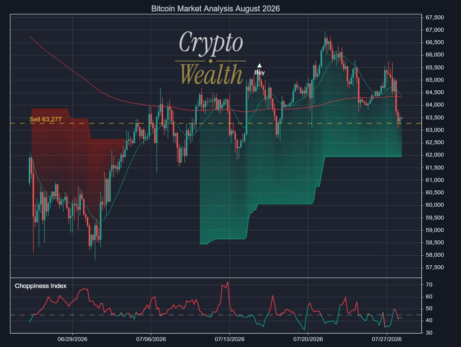Bitcoin Market Analysis August 2026: 63,277 Sets the Risk Line